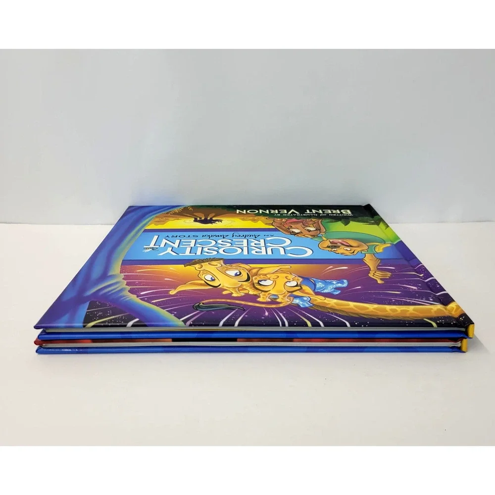 Curiosity Crescent & The Okapicat Brent Vernon Audrey Amaka Kids Hardcover Books